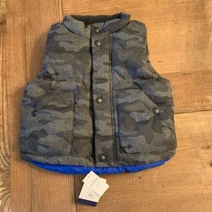 Gap Baby Boys Camouflage Puffer Vest